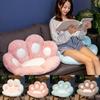 New Cat Paw Shape Chair Cushion Cozy Mini Sofa Floor Cushion Multi-Function Anti Slip Integrated Seat Pillow for Living Room