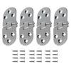 4pcs/set Furniture Fittings Folding Hinges 180 Degree Foldable Flap Hinges Table Cabinet Door Hinge For Kitchen Furniture