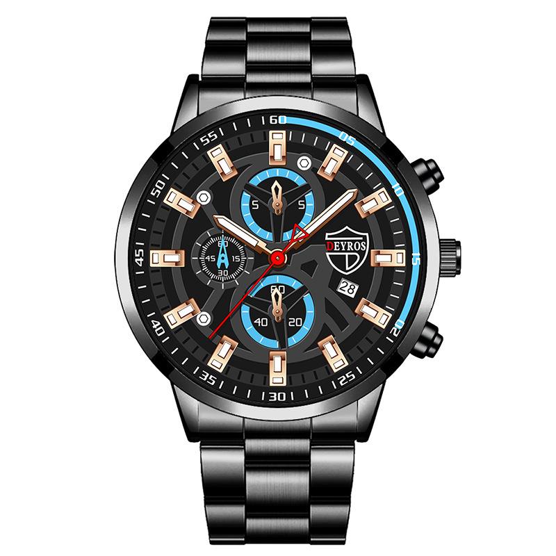 Men'S Watch Fashion Fully Automatic Calendar Luminous Quartz Watch