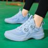 High Quality Badminton Shoes Men Women Fashion Blue Knob Men's Tennis Shoes Mesh Breathable Professional Women's Training Shoes