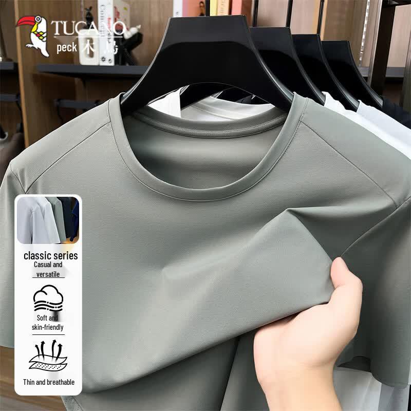 TUCANO Men s Ice Silk Cooling Short Sleeve T-Shirt L