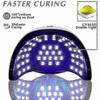 25-26 280w Uv Led Nail Lamp 57 Led 4 Timer Nail Dryer With Motion Sensing Memory Function Removable For All Nail Gel Light Home Salon Guanguan