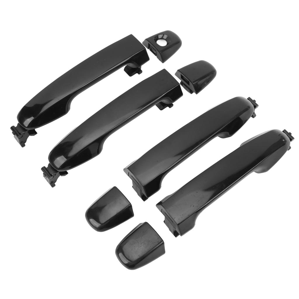 4PCS Outer Door Handle 69250 06020 C0 Front Rear Weatherproof Exterior Door Handle Black for Camry 2