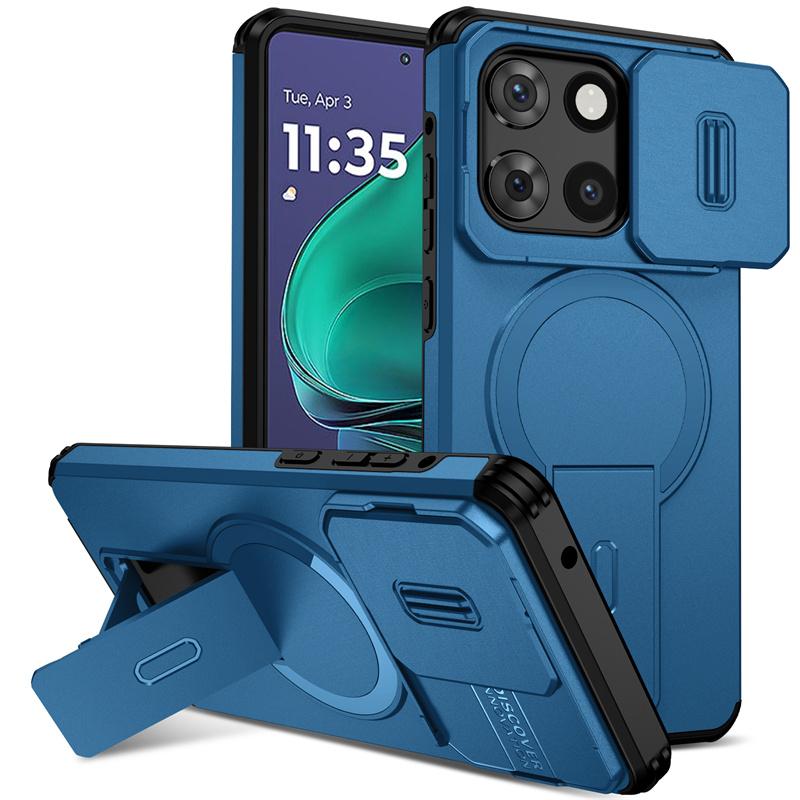 Armor Shockproof Case For Moto G Stylus 2026 G Play Power 5G 2026 Cover Magnetic Wireless Chraging Fold Stand Fundas