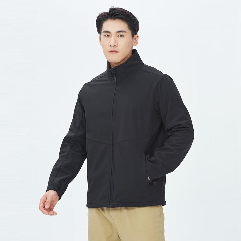 Men's Stand Collar Softshell Jacket