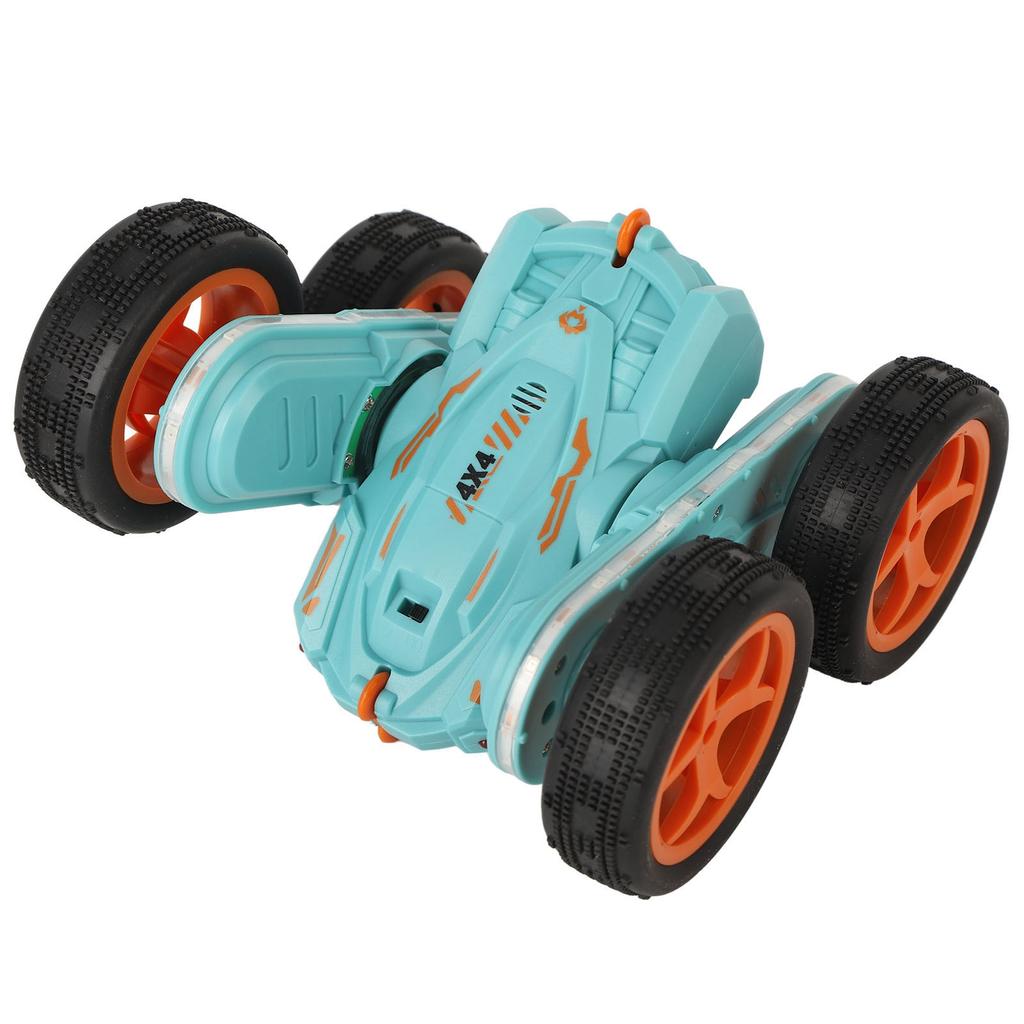Remote Control Stunt Car Light Double Sided Rotating Stunt Car with 4 Wheels for Grass Beach