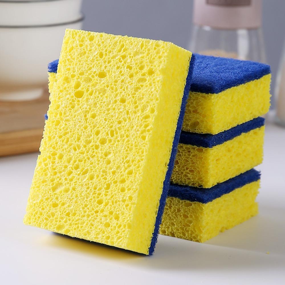 Wood pulp cotton scouring cloth dishwashing sponge rubbing wood pulp sponge kitchen dishwashing cotton natural environmental protection degradable