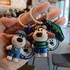 Adorable Cartoon Puppy Keychain: Cute Pendant for Backpacks, Bags, or Cars