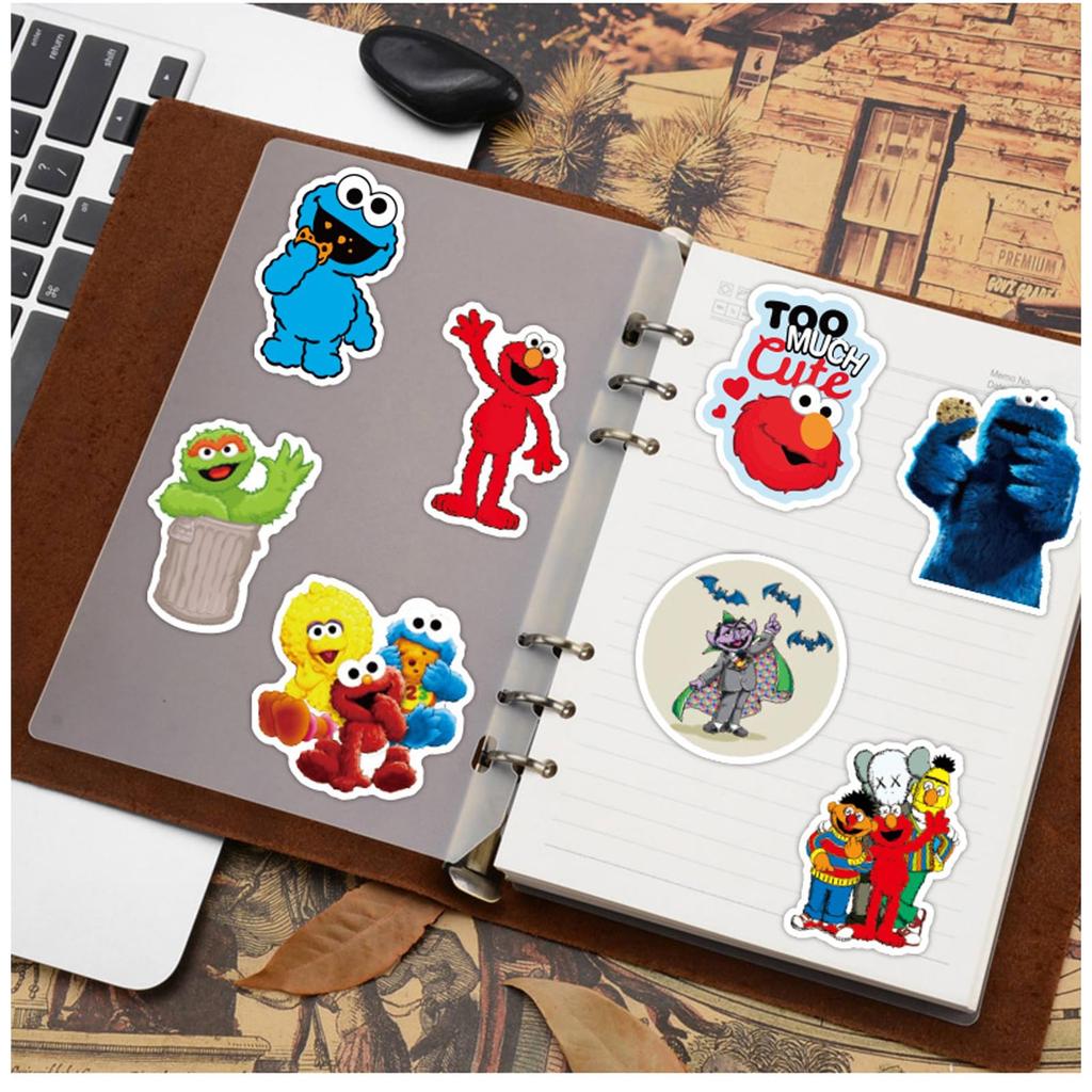 Sticker set of stylish and cute cute sticker suitable for 50, stickers, set, waterproof, cars, smartphones, suitcases, motorcycles, skateboards,
