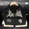 Men's Summer Basketball Shorts - Trendy Hip-Hop Style, Loose Fit, Embroidered Sport Shorts