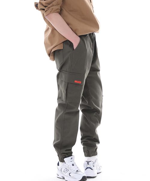Seinteukeulu Retroline Cargo Jogger Pants Rl-311Cj Khaki