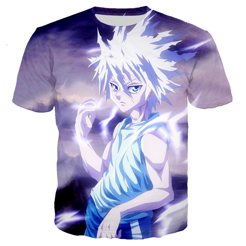 Anime Hunter X Hunter Trička Pánská/dámská 3D HXH Tištěné tričko Ležérní Harajuku styl Streetwear Letní Trendy Pánské oblečení Topy