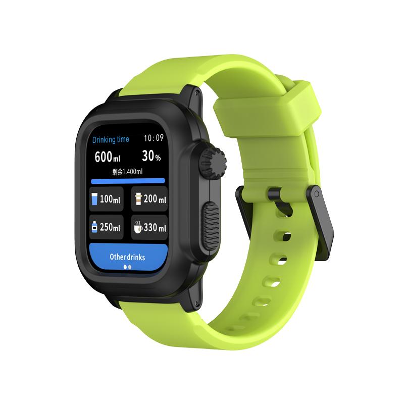 Waterproof Shell For Apple Watch Case 45mm 44mm 41mm 40mm 42mm Outdoor Sports Silicone Bracelet Wristband iWatch 9 8 7 6 5 4 SE