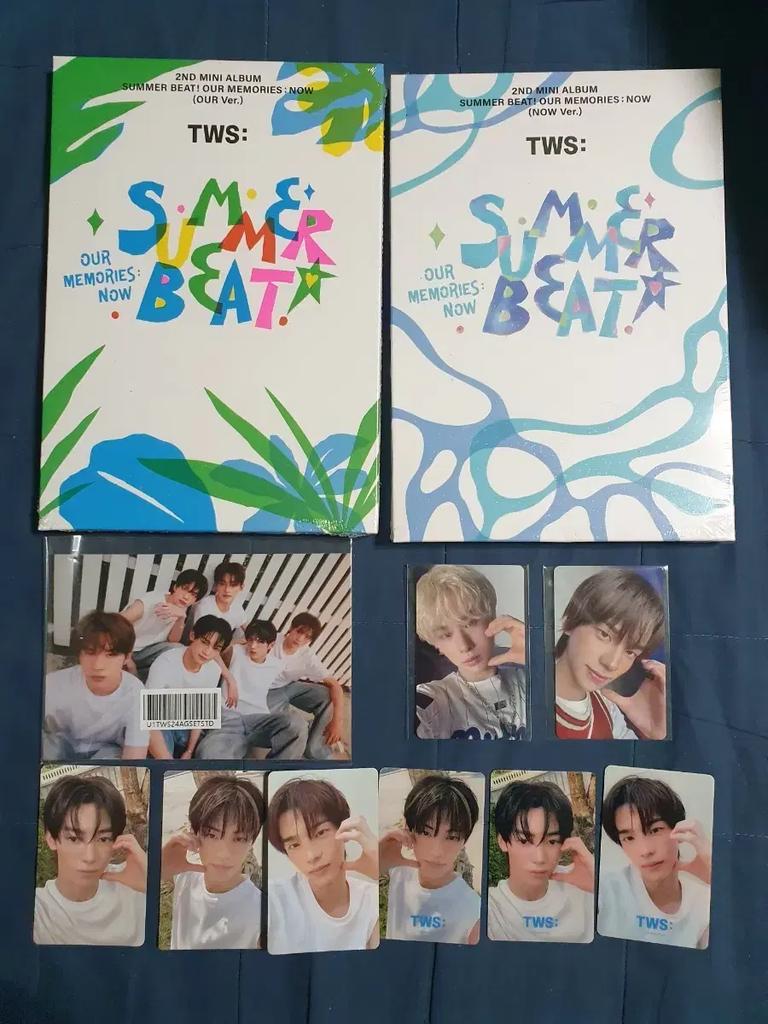 Two Unopened TWS Albums and a Special Gift from Weverse Shop Used