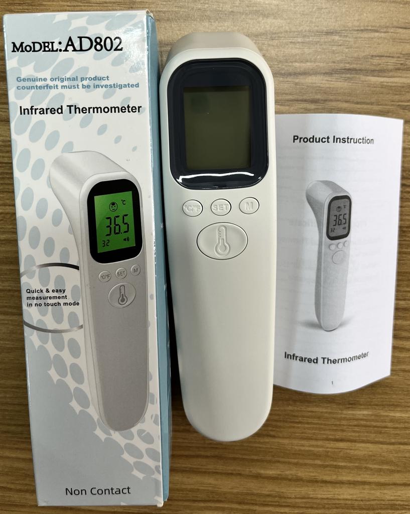 Non-Contact Infrared Forehead Thermometer,Portable Digital IR Thermometer Fast Readings,Home Medical Temperature Measuring Devic