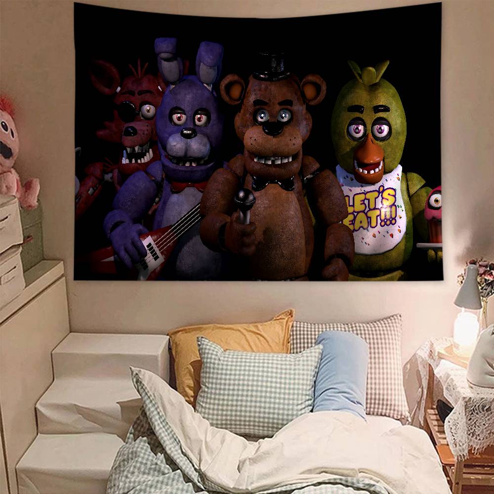 FFNAF FivenightsAtFreddys Colorful Tapestry Wall Hanging Cheap Hippie Bohemian Wall Tapestries Mandala Wall Hanging Sheets