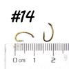 Premium 25pcs Egg Caddis Offset Fly Tying Hook 2X Strong Sharp Nymph Hooks Fly Fishing Hook Size #10 12 14 16 18 Bronzed
