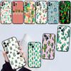 IK74 Watercolour Cacti Phone Case for Samsung Galaxy A11 A12 A13 A15 A52S A53 A55 A56 A70 A71 A72 A73 F06 F16 F56 S10 Plus S10e