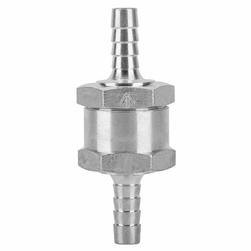 One Way Fuel Non Return Check Valve 6mm 8mm 10mm 12mm Petrol and Diesel One Way Oil Fuel Check Valve Aluminum Fuel System Fittings7