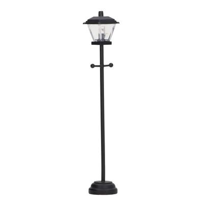 1/12 Scale LED Miniature Dollhouse Street Light, Lamp, Outdoor Pathway Lantern Post, Decorative Black