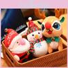 Large Santa Claus Plush Figure Soft Toy And Cute Reindeer Doll Perfect For Christmas Gifts