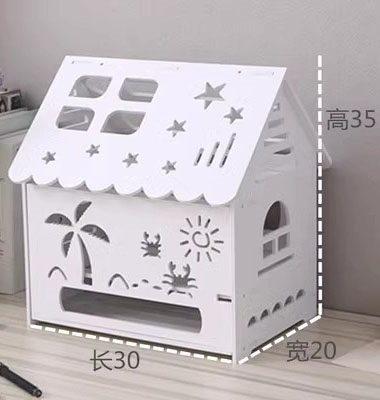 

1pcs Router storage box, wireless WIFI junction box, plug-in board, power storage box, living room set-top box, storage rack