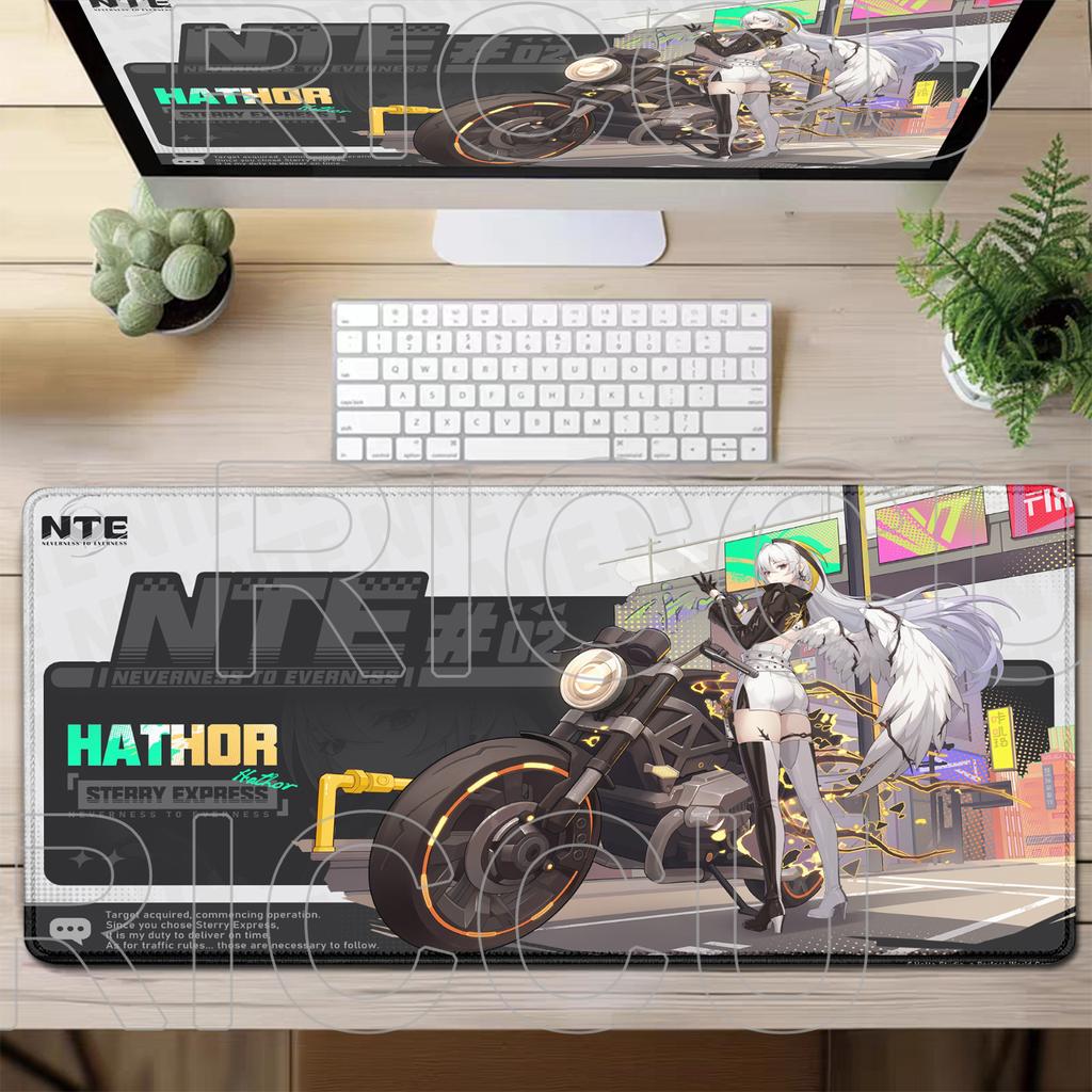 Mouse Pad Neverness To Everness NTE Cute Girl XXL Gaming Keyboard HD Printing Mousepad Office Computer Anime Gamer Desk Mat Rug