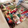 Christmas Santa Claus Carpet for Living Room Decor Sofa Table Large Area Rugs Hallway Balcony Mat Bedroom Anti-slip Floor Mat