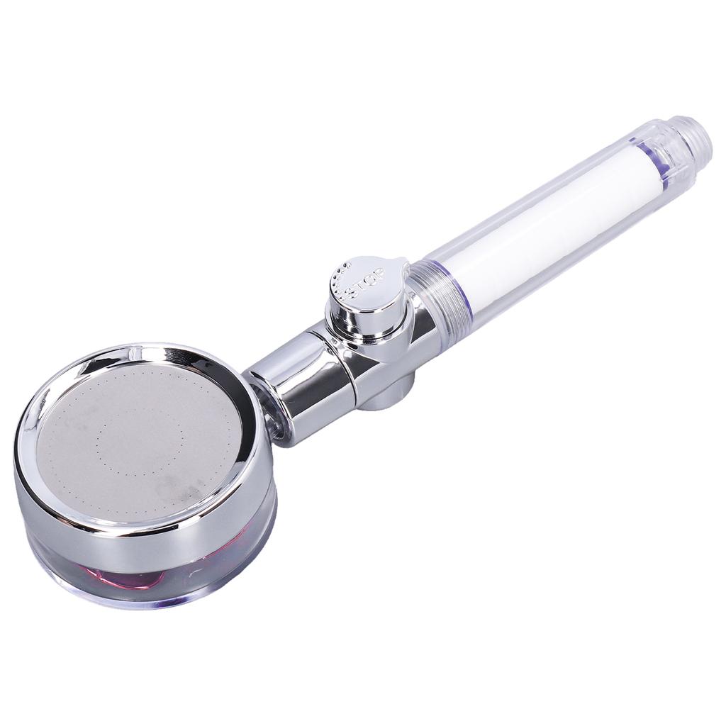 G1/2 High Pressure Fan Shower Head with Pause Switch 360 Degree Rotation Handheld Filter Detachable