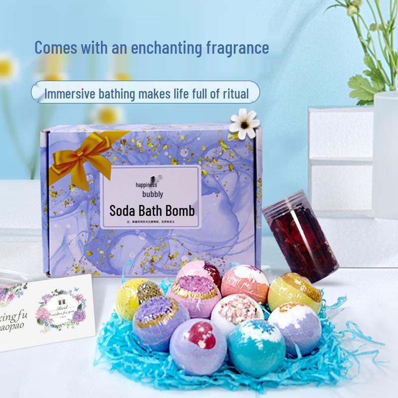 Rosenblatt Ätherisches Öl Badekugel Set