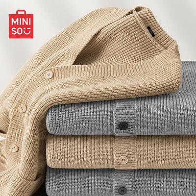 Men's American Retro V-Neck Knit Cardigan