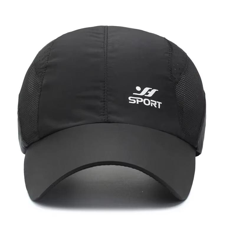 Spring Summer New Sports Hats Men's Sun Hats Outdoor Quick Drying Fabric Baseball Net Caps Sunscreen Breathable Caps