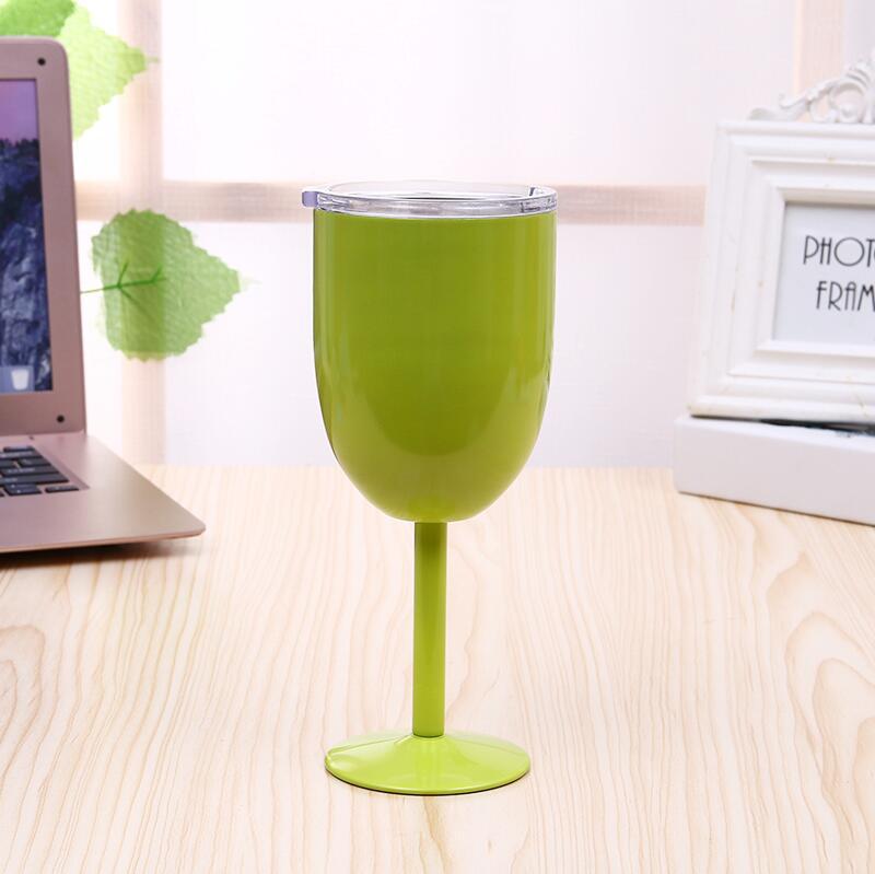 Stainless Steel High Stem 10oz Double Wall Champagne and Cocktail Glass