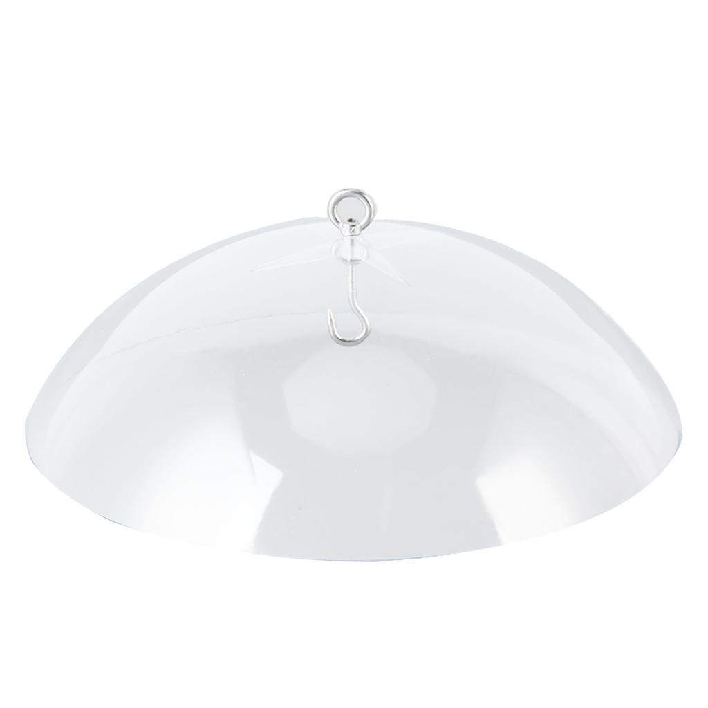 Bird Feeders Protective Cover Prevent Squirrel Clear Bird Feeder Protective Dome Cover for Hanging