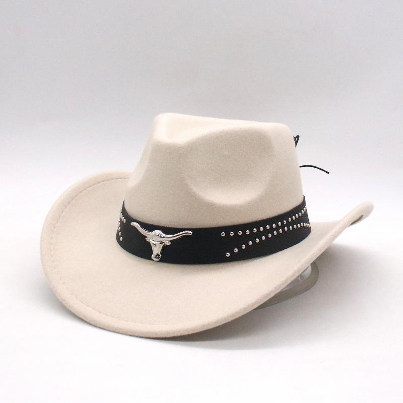 Шляпа Новое Персиковое Сердце Ковбойская Шляпа Джазовая Шляпа Западный Стиль Меньшинств Ковбойская Цилиндр one size [d peach bull]