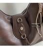 Women's Retro Single Shoulder Bag - Autumn 2025 Trendy Fashion, Korean-Style, Large Capacity Tote Backpack