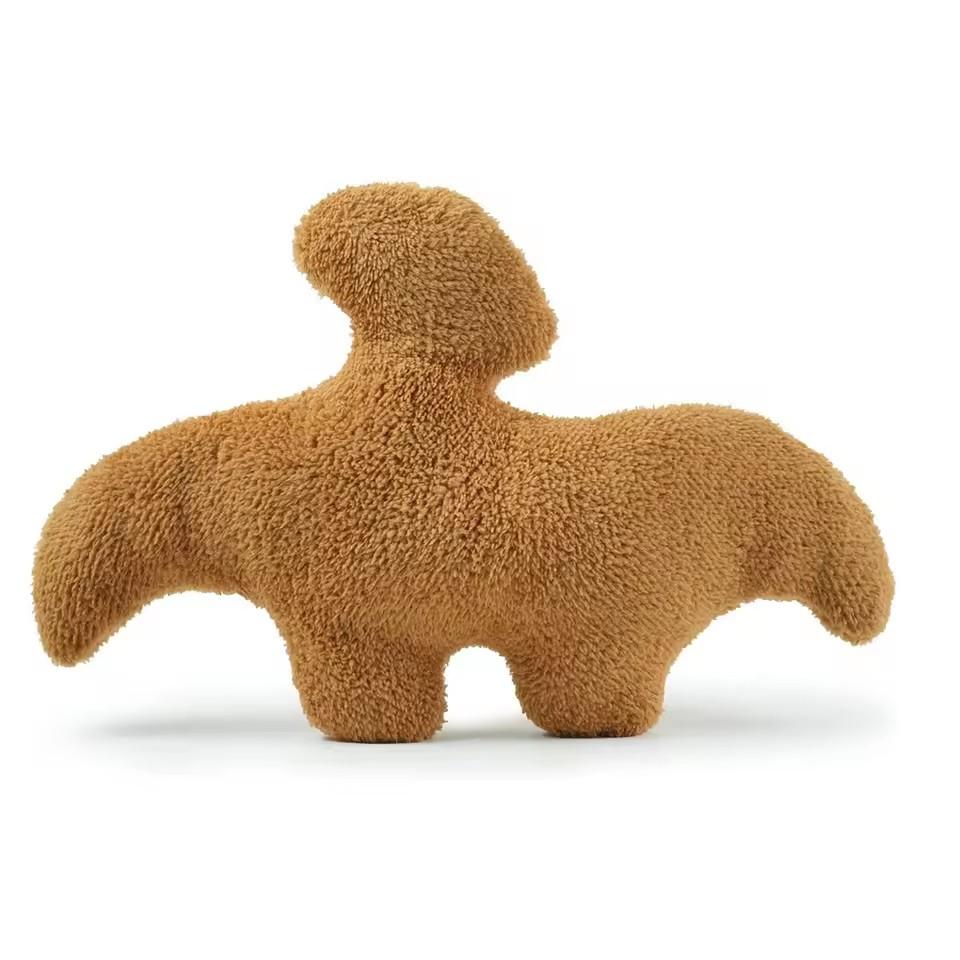 Детская подушка-наггетс динозавр, 30 см, имитация, мягкая игрушка, сенсорные игрушки для малышей, плюшевая игрушка-динозавр, куриный блок, подарок