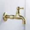 Mosaz Kartáčované Zlato Pračkový Kohoutek Venkovní Kohoutek Zahradní Bibcock Kohoutek Koupelnový Umyvadlový Kohoutek Kohoutek na Mopový Dřez