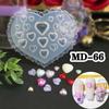 Silicone Carved Nail Stickers Nail Art Silicone Mold 3D Flower Star Nail Art Mold Flower Silicone Carved Mold Nail Decor