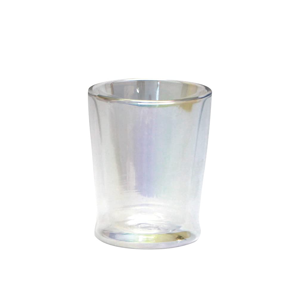 Maehata Rocks Insulates Hot and Cold Nuit Tumbler, Cup, Heat-Resistant Glass, Double-Walled, Drinks, Color Thermoglass, 250ml,
