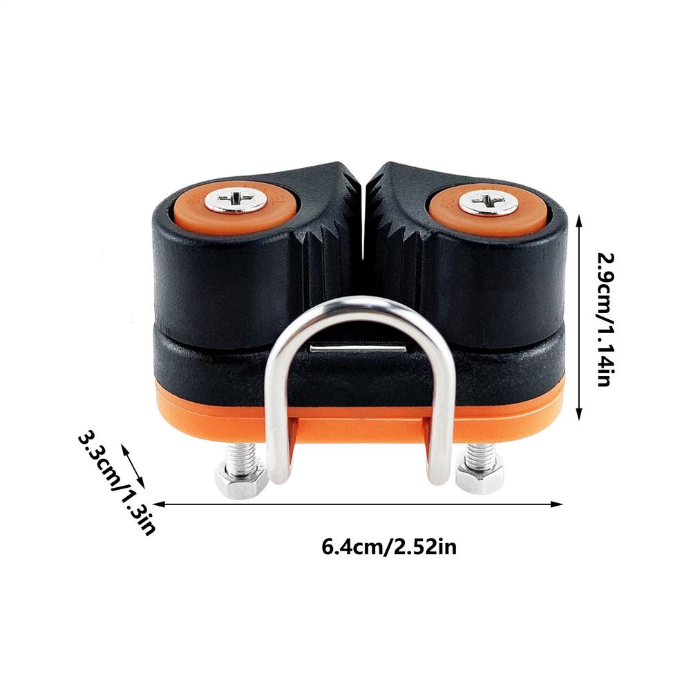 

Kayak Cam Cleat Nylon Boat Cable Clamp Automatic Connector Cam Cleat Rope Clamp For Canoe Boat Pilate Bed Marine Accessories