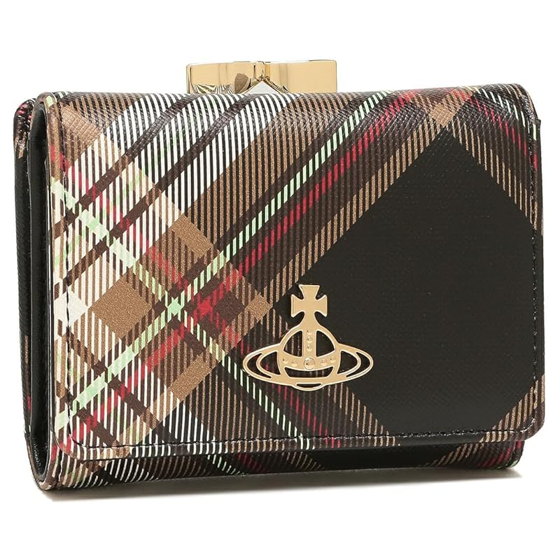 

[Vivienne Westwood] trifold wallet derby pouch brown black ladies 51010018U S001K D101 [product]