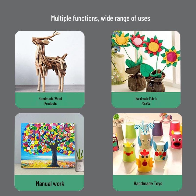 Kids' DIY Transparent Alcohol Glue - 30ml for Crafts: Ideal for Non-woven Fabric, Kindergarten Projects, Hemp Rope & Handmade Creations