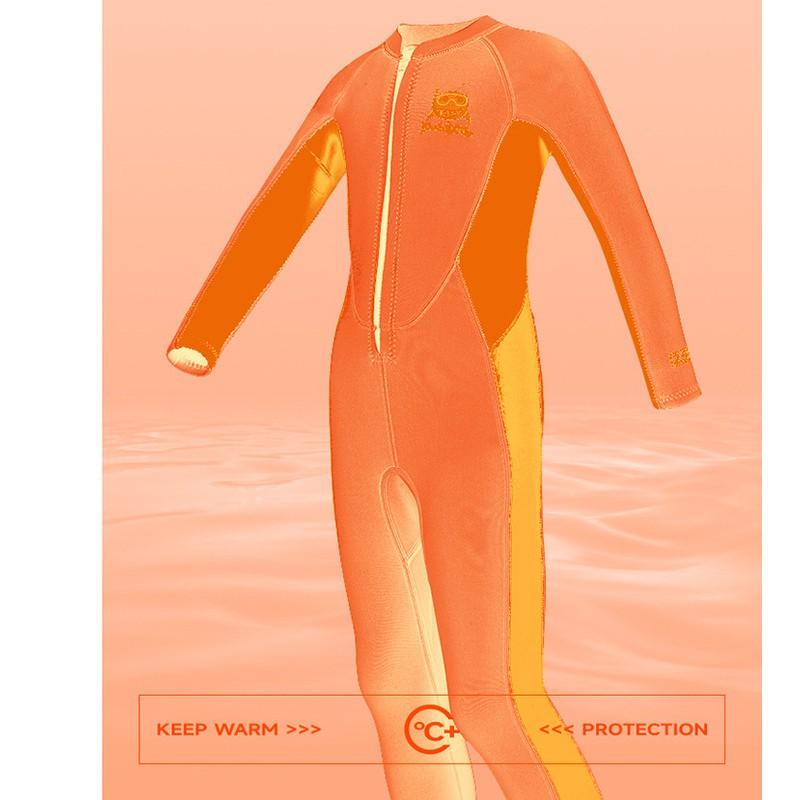 DIVESAIL Kids 2.5mm Neoprene Wetsuit Snorkeling Diving Surfing Warm Water Sports Gear