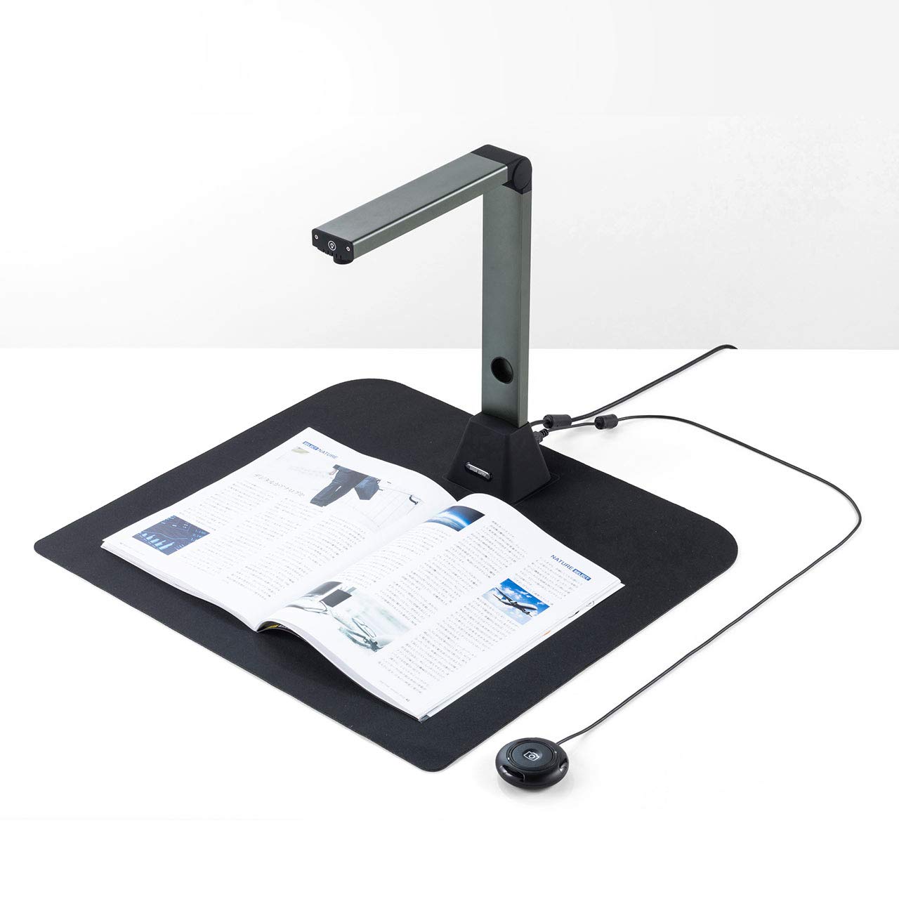 

Sanwa Direct Book Scanner A3 18 Million Pixels OCR Equipped USB Document Camera Zoom Compatible Non-Destructive 400-CAM073 чорний