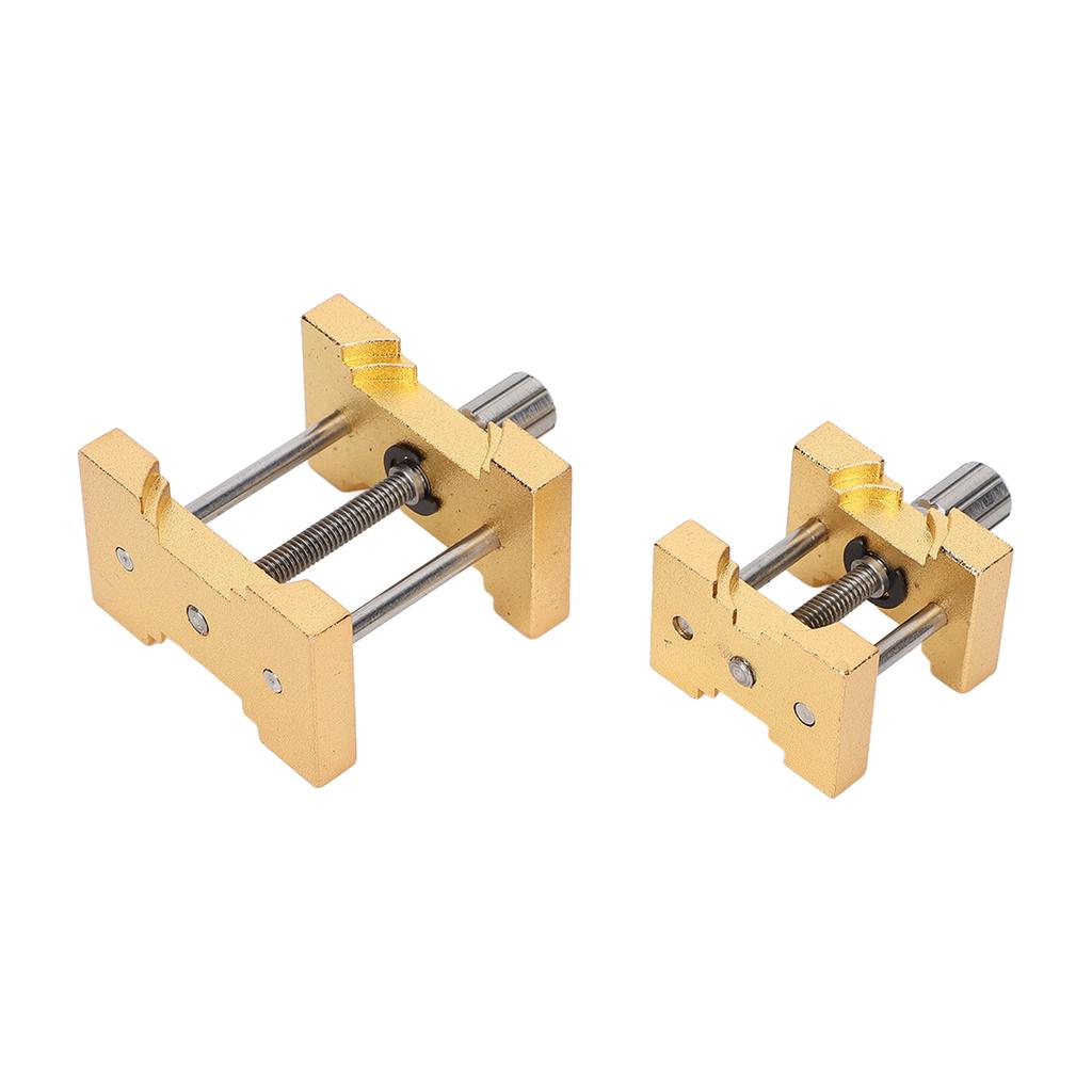 2pcs Movement Holder Aluminum Watch Repairing Movement Fixed Base Tool Clamp for Watch Repairer