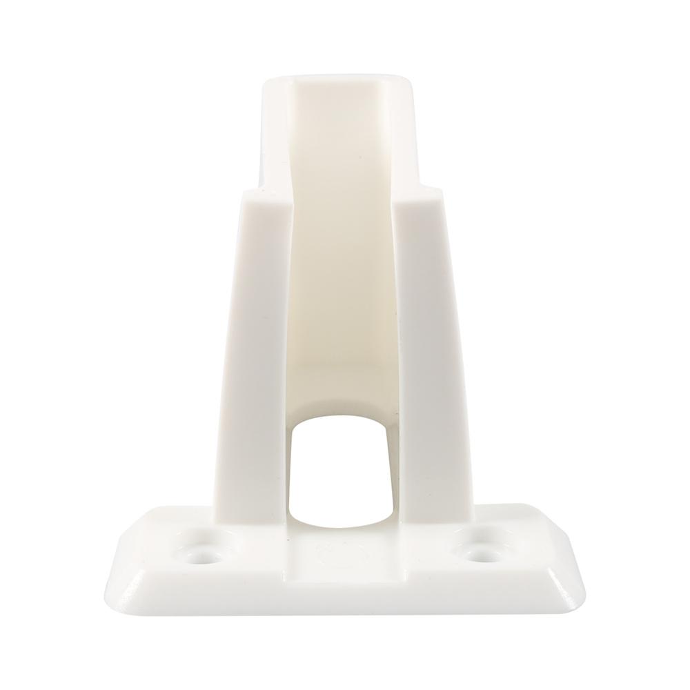 12pcs Wire Shelf End Bracket White Plastic Closet Shelves Brackets with Screws