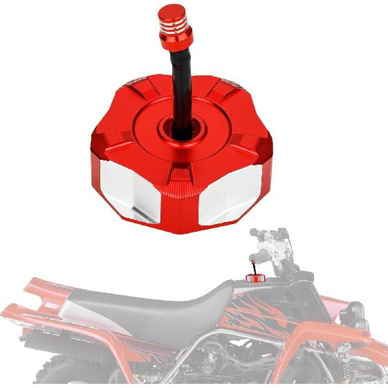 

ATV Gas Cap CNC for Big Bear Kodiak 400 Banshee 350 Raptor Warrior Blaster200 Grizzly 660/450/400/350/300 Bruin350/250 LTR450 LTZ400/Z LTZ250 WR125 красный