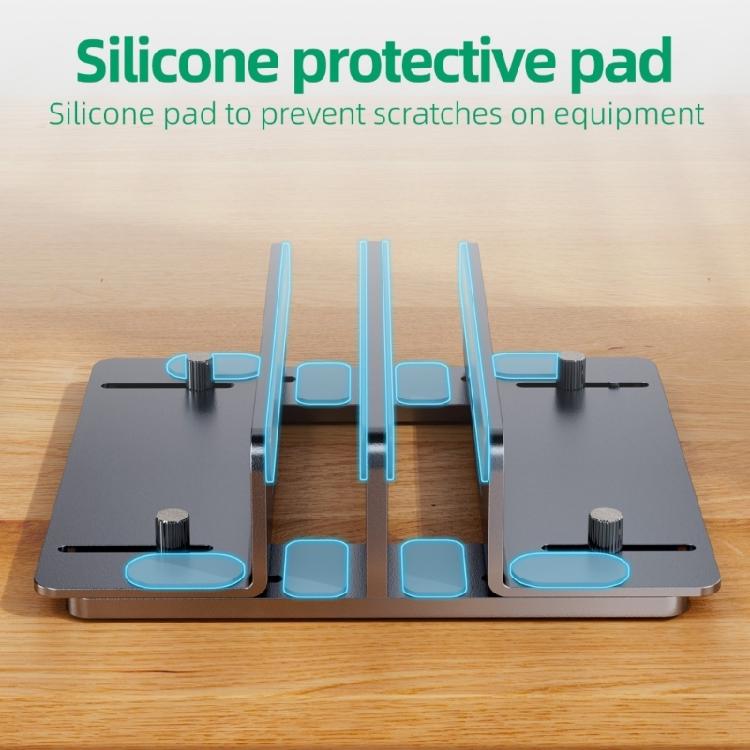 Portable Laptop Station Vertical Laptop Stand Adjustable Vertical Stand for Laptops and Tablets, Easy Heat Dissipation