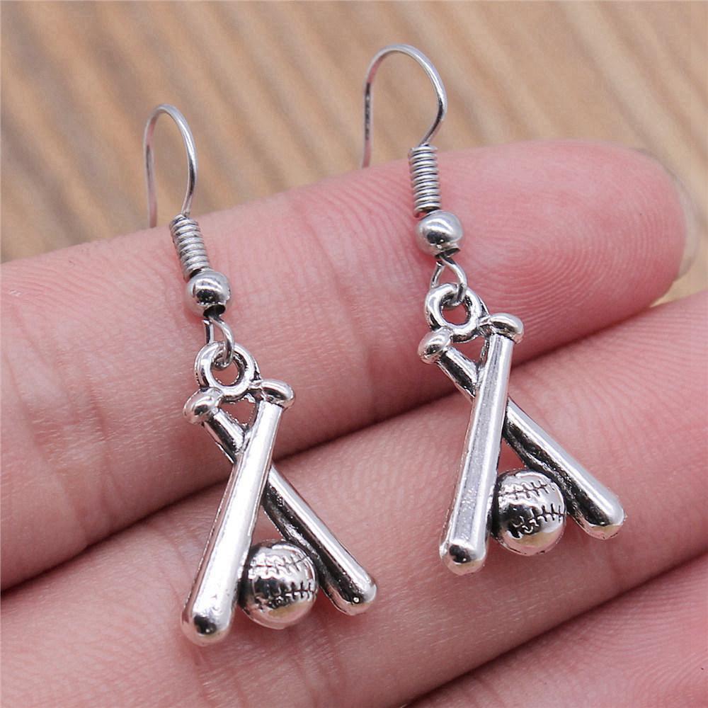 Drop & Dangle Earring Study Sports Minimalist Jewelry ComponentsEarring Size 18x19mm QE029